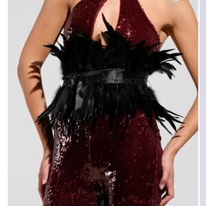 FEATHER TIME BELT - O/S